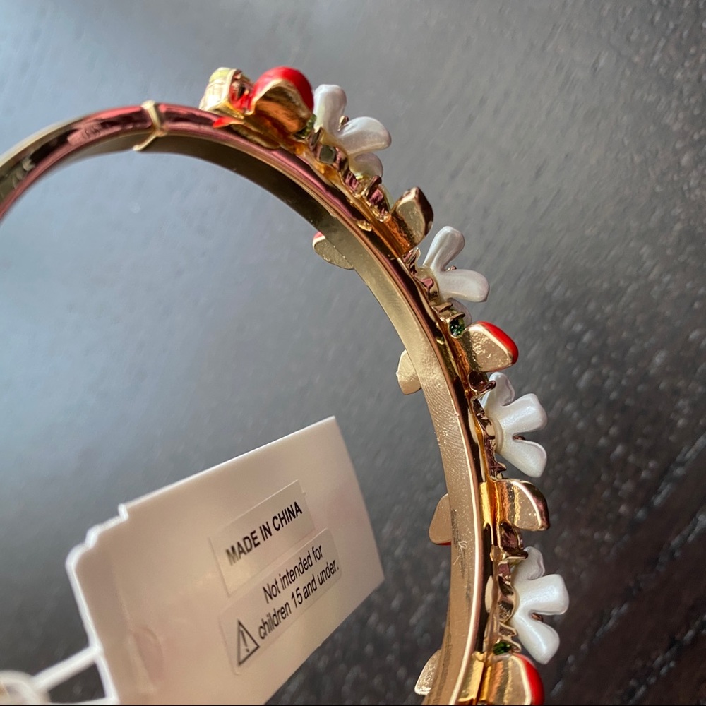 🌱 Betsey Johnson Strawberry Bangle Bracelet - Picture 12 of 12
